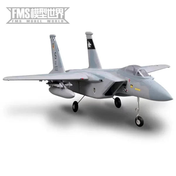 Fms Full Scale Remote Control 64mm Channel Surge Power Simulation F-15 Eagle V2 Fixed Wing Foam Like Real Fighter Model - Image 5