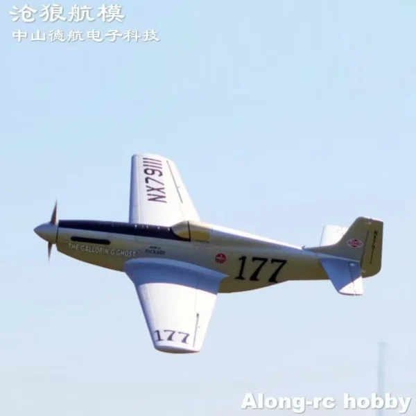 New Remote-Controlled Aircraft Hover Racing Version P51 Mustang Fighter Simulation Model Outdoor Toy Exquisite Model Aircraft - Image 3