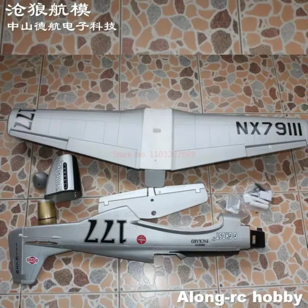 New Remote-Controlled Aircraft Hover Racing Version P51 Mustang Fighter Simulation Model Outdoor Toy Exquisite Model Aircraft - Image 5