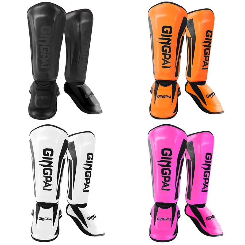 Kickboxing Boxing Shin Guard Pads Muay Thai Martial Arts Sanda Wushu Leg Protector Taekwondo Ankle Guards - Image 2
