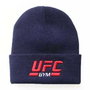 Men's and Women's Autumn/Winter New UFC Three Dimensional Embroidered Knitted Hat GYM Sports Hoodie Hip Hop Hat Hairline Hat