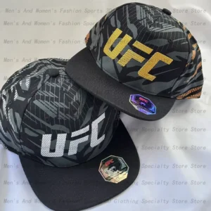 New UFC Boxing Match Hat Hot Selling Sun Hat Men's and Women's Extreme Sports Fighting Baseball Hat Adjustable Duck billed Hat